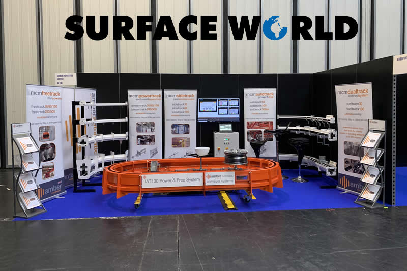 Amber Industries am Stand G10N auf der Surface World, NEC Birmingham, 26. und 27. Februar Amber Industries on Stand G10N at Surface World, NEC Birmingham 26th and 27th February