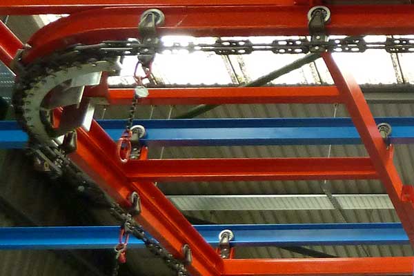 Powertrack-Fördersysteme mit offener Kette Powertrack Open Chain Conveyor Systems