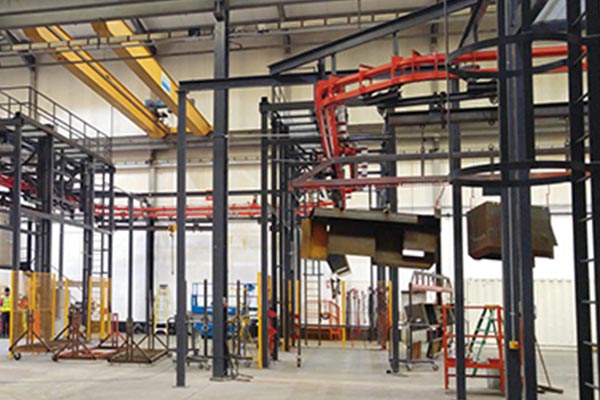 Sandvik-Lackieranlage – Förderband Sandvik-Lackieranlage – Förderband