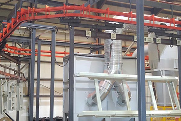 Sandvik Lackieranlagen-Förderband Sandvik Paint Plant Conveyo